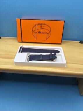 Marge PLUS Apple Watch Band Leather 42mm 44mm Indigo